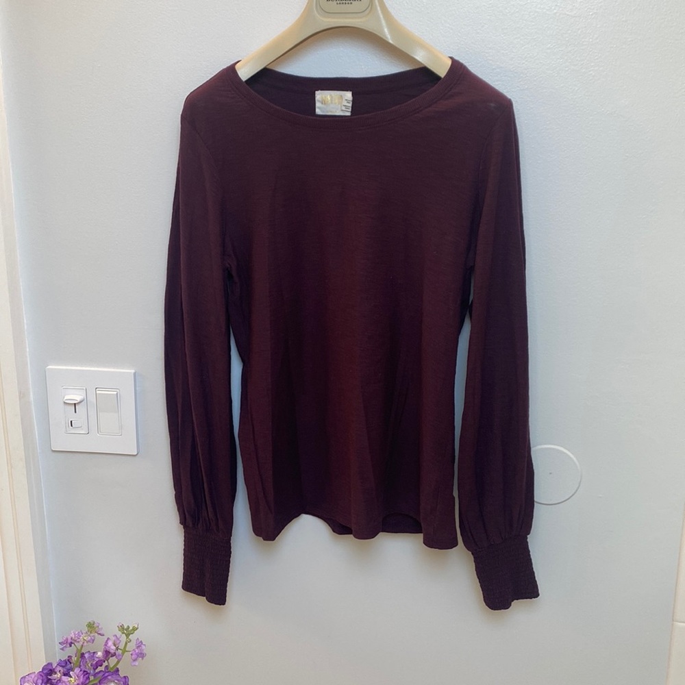 Nation LTD Loren Tee Pima Cotton - Mulberry